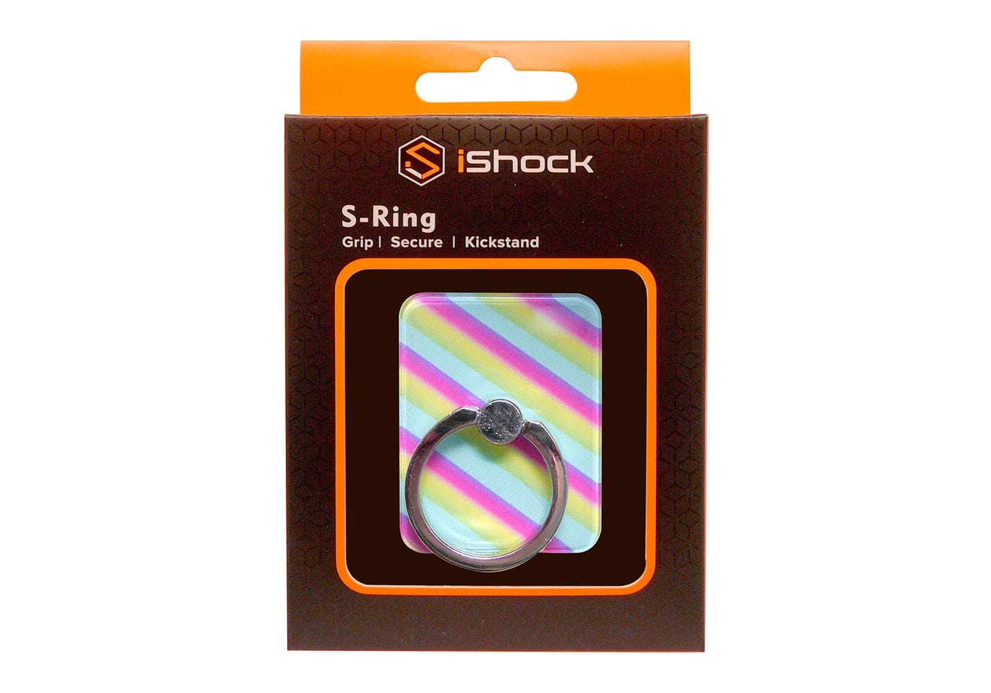 iShock Phone Ring Stand Holder - Stripes