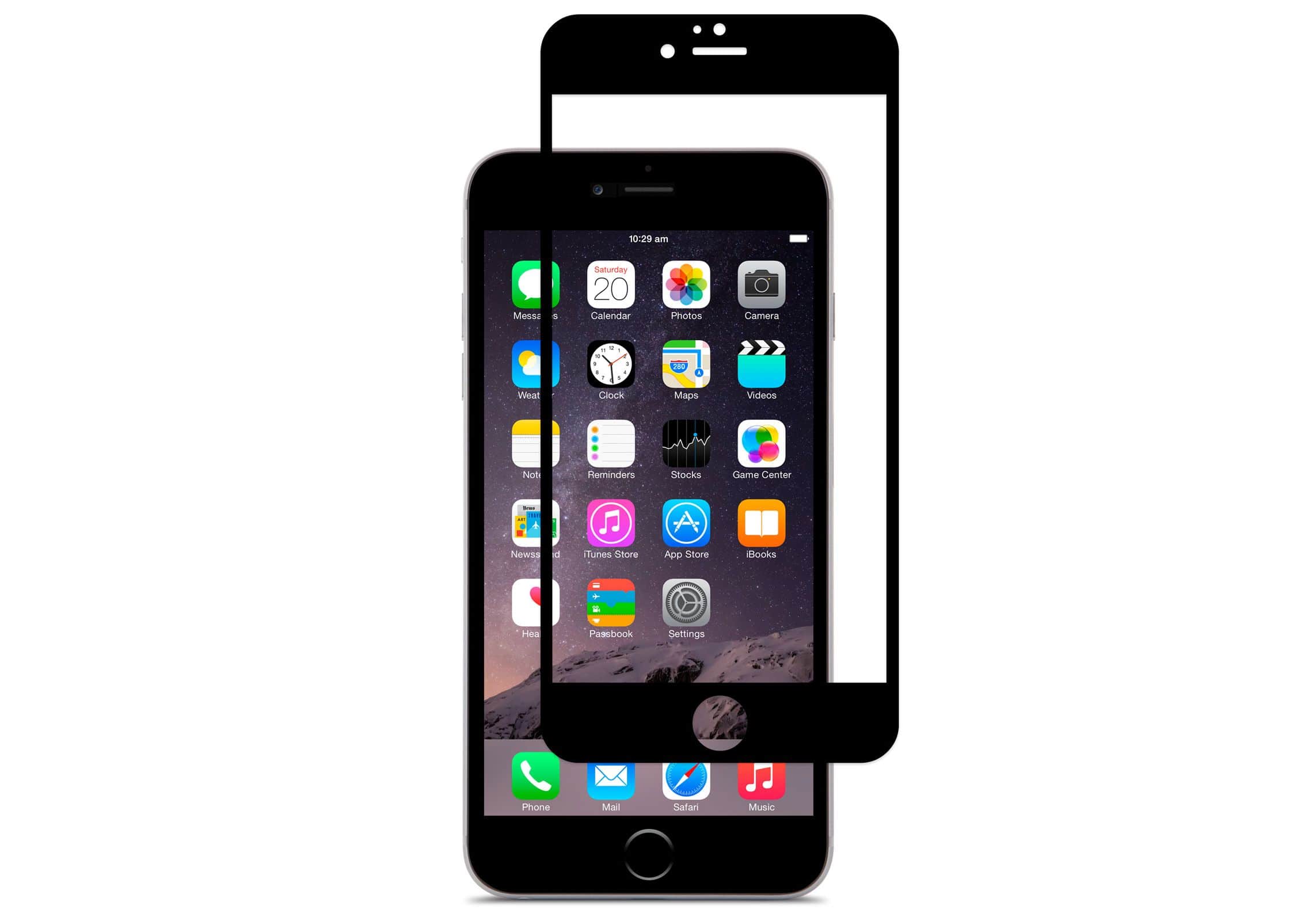 iPhone 6 3D Curved Screen Protector Black