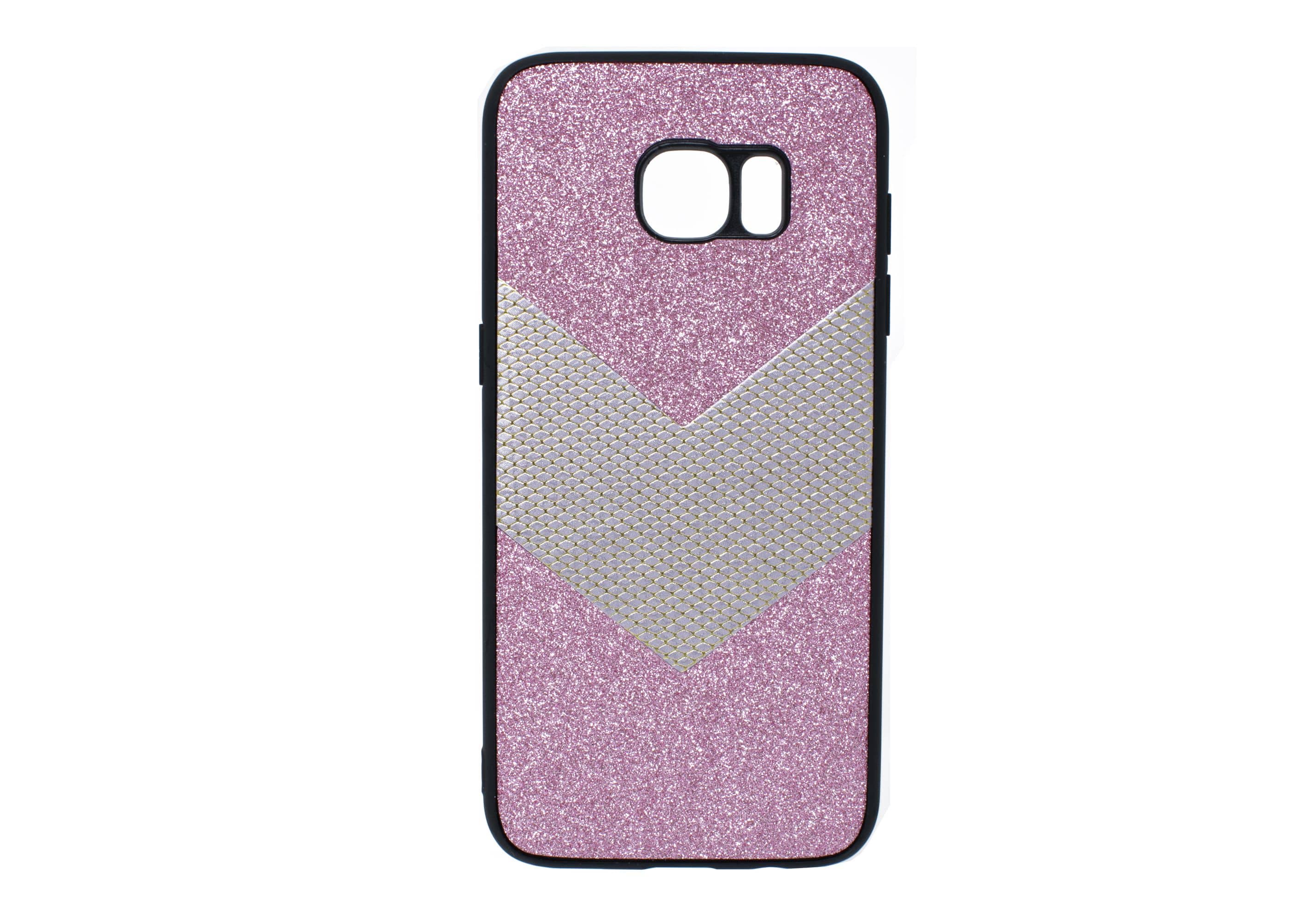 Samsung Galaxy S9 Pink Glitter with Silver Arrow Case