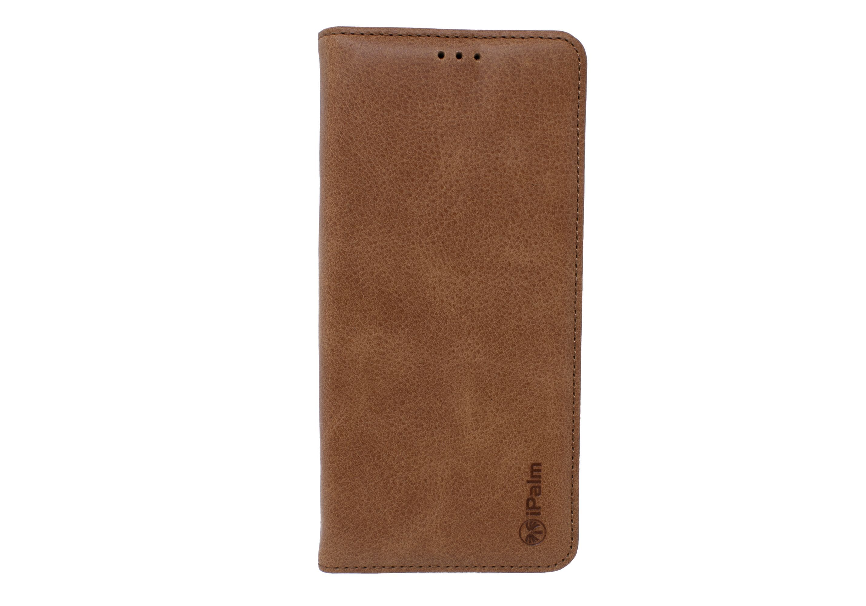 Samsung Galaxy S9 Premium Genuine Leather Book Brown