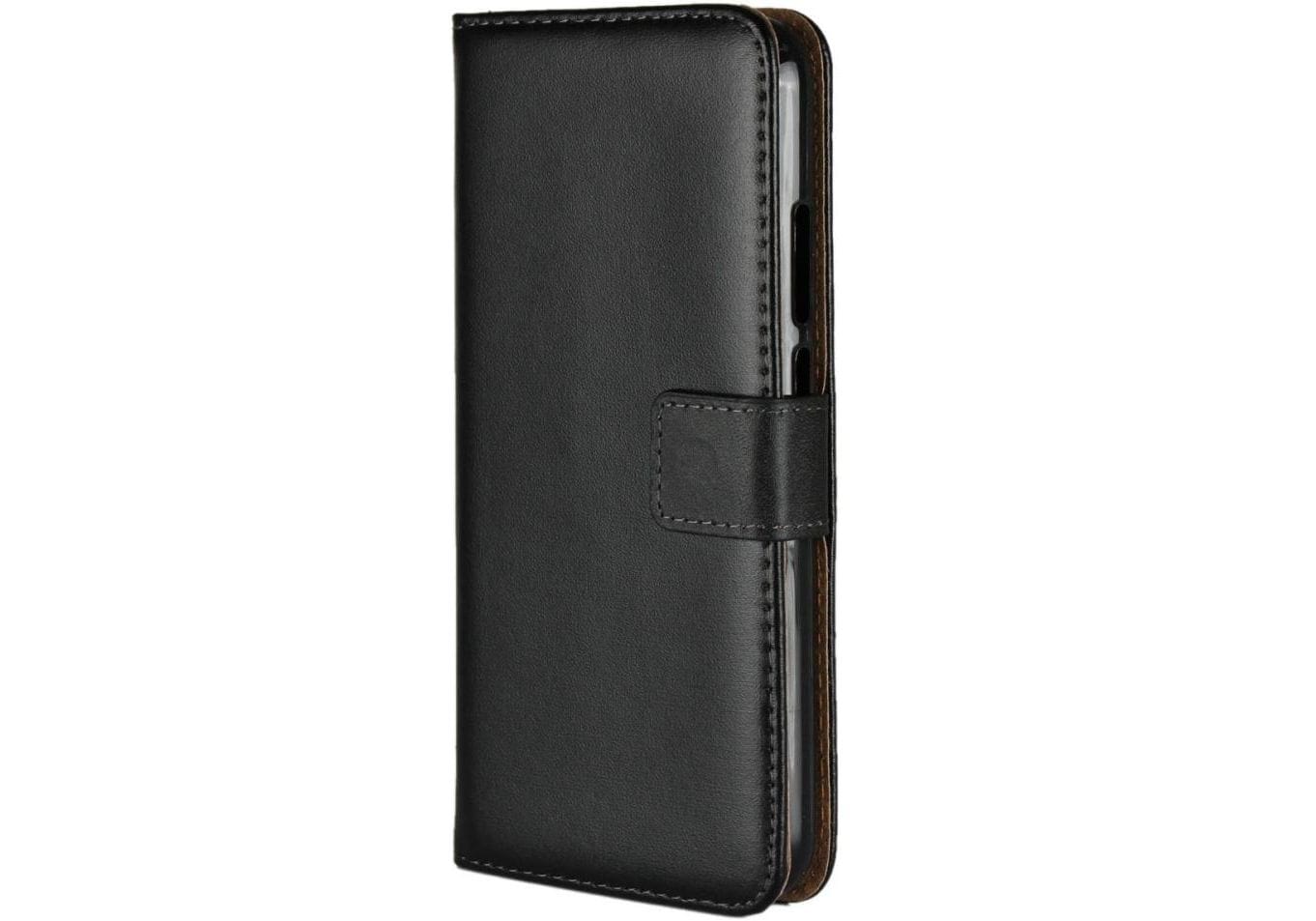 Huawei P20 Lite PU Leather Wallet Case - Black