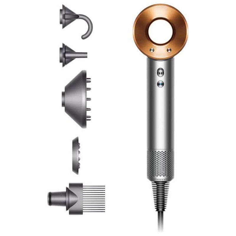Dyson Supersonic Hair Dryer HD07, 1600W - Bright Nickel/Copper