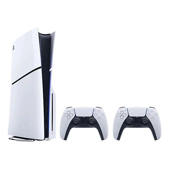 PlayStation 5 Console - Two DualSense Wireless Controllers Bundle 