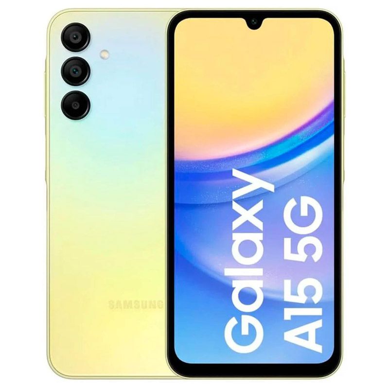 Samsung Galaxy A15 5G 128GB 4GB RAM, Yellow, Unlocked Smartphone